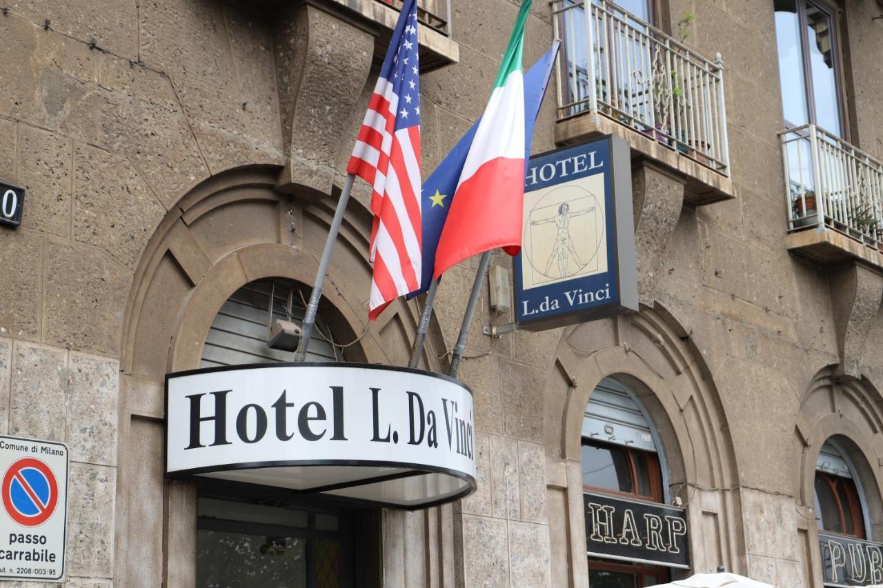 Albergo Leonardo Da Vinci Milan Bagian luar foto